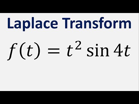 Laplace Transform of t^2 sin(4t)