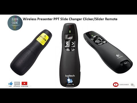 How to use Logitech R400 Wireless Presenter ppt Slide Changer Clicker/Slider Remote.