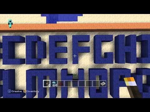 Minecraft Alphabet