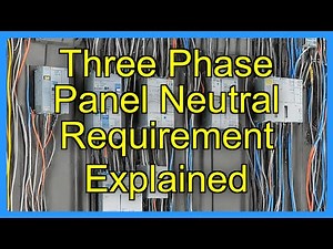 Three Phase Panel Neutral Requirement Explained