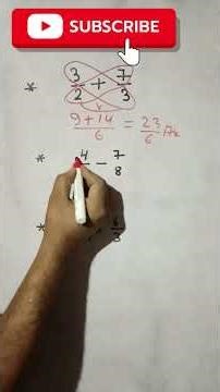 Fraction Trick: The Ultimate Guide to Simplifying Easily #maths