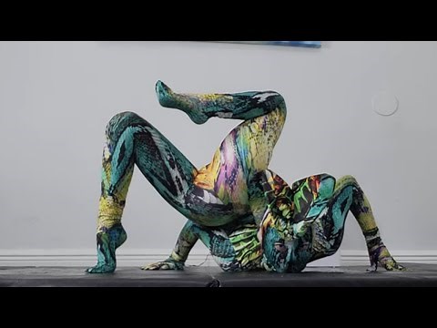 BackFold Snake Zentai contortion