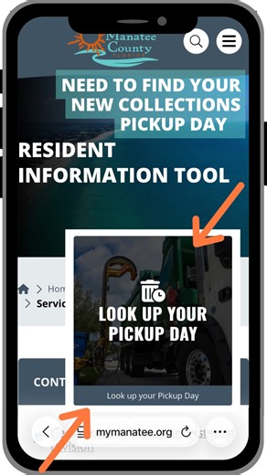 NEW Waste Collection Schedule Starts Monday, Oct 6! Your new collection day = ONE day for garbage, recycling & yard waste! Use our Resident Information Tool to find your new pickup day before Monday (and don't forget to have your items out from 6am-6pm!). Find it here: https://bit.ly/4gTDRQb | Manatee County, Florida Government