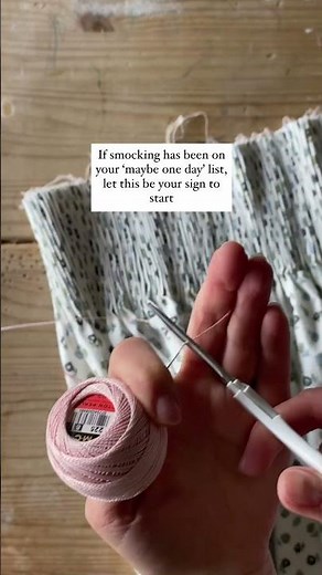 Learn how to do smocking