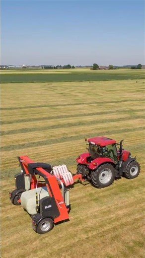 Insane Bale Wrapper Machine – Farming Tech That’s Changing Agriculture!