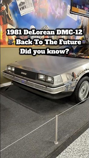 Happy National Back To The Future Day! Did you know this fun fact about the DeLorean from BTTF? 👀