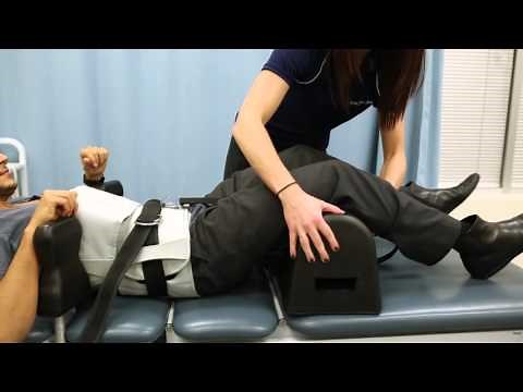 HealthMax Physiotherapy - Spinal Decompression Therapy Demonstration