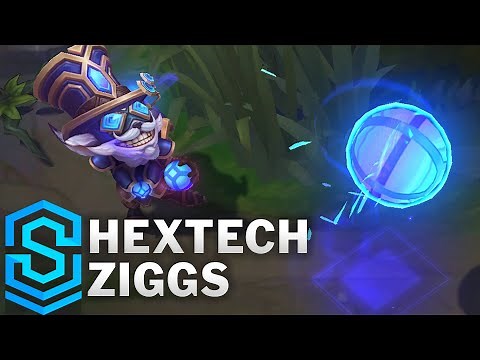 Hextech Ziggs Skin Spotlight - Pre-Release - League of Legends