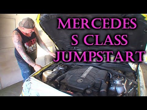 How To JumpStart An S Class Mercedes Benz Car