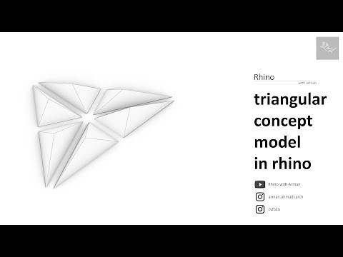 triangular concept model in rhino|pyramids in rhino