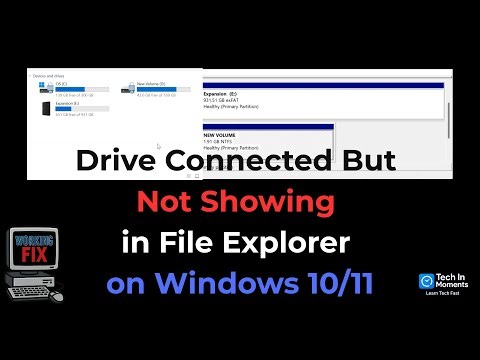 Drive Connected But Not Showing in File Explorer [Solved]