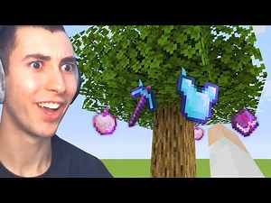 Minecraft UHC, But Trees Grow OP Items...
