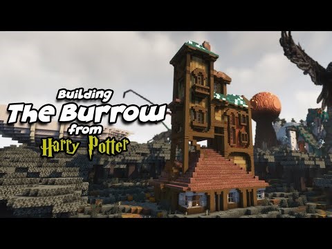I Built The BURROW from Harry Potter in Minecraft!