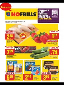 This week flyer is a testimony to why Nofrills is Canada's MOST TRUSTED GROCERY STORE FOR LOW PRICES. Flyer savings start Thursday May 18th to 24th. Visit Francois’NoFrills and save. | No Frills