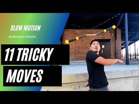 11 Difficult Nunchaku Moves in Slow Motion