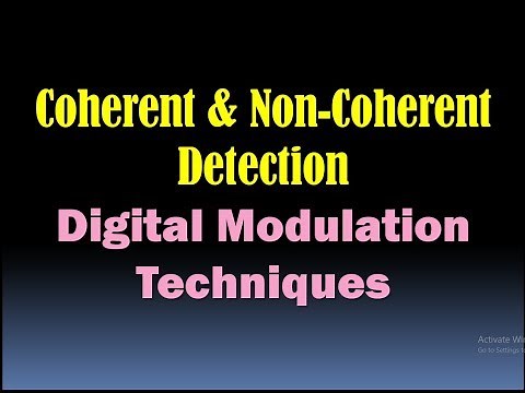 Coherent and Noncoherent Digital Modulation Techniques/Coherent and Noncoherent Detection [HD]