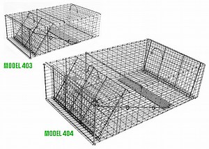 Single Trap Door Live Snapping Turtle Traps - For Pond & Water Garden Predator Control