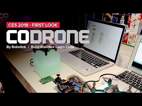 CES 2018 - Codrone by Robolink - Build Robots + Learn Code
