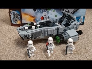 Lego Star Wars: First Order Snowspeeder Review (Set... Video