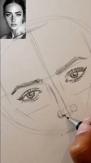 How to Draw a Face with the Loomis Method #loomismethod #drawing #howtodraw #howtodrawaface