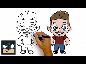 How To Draw Jazza | Step By Step Tutorial - Videos For Kids