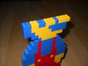 how to build a LEGO mario (big)
