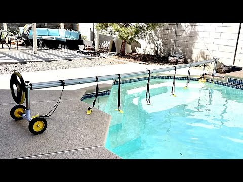 VINGLI Pool Solar Cover Reel Set Installation Instructions