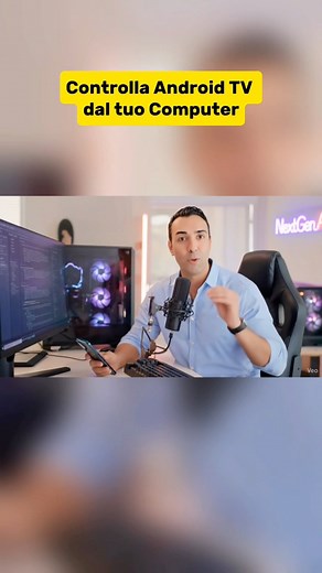 Come Controllare Android TV dal Computer l Proietta Android TV su PC #androidtv #computer #control In questo video vi mostro come controlla la vostra AndroidTv dal Computer in pochi semplici passaggi. Link Download: https://github.com/Genymobile/scrcpy/releases Comandi: .adb.exe connect indirizzo ip ./scrcpy -b3M -m800 --max-fps 25 | Smart AI Tutorial