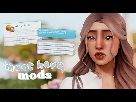 40+ must have sims 4 mods that add realistic & fun gameplay ♡
