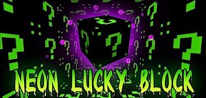 Lucky Block Dark Neon Mod 1.7.10
