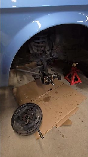 #1 Mom's 65 Mustang Power Disc Brake conversion, Getting Started #carmodification #mustang #upgrade
