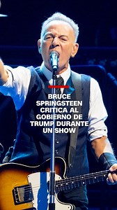 364K views · 16K reactions | Bruce Springsteen criticó al Gobierno del presidente de Estados Unidos, Donald Trump, durante una actuación en #Manchester, al comienzo de su gira por el Reino Unido. | CNN en Español | Facebook