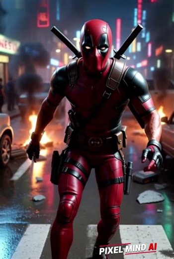 Deadpool Breaks EVERYTHING Including Your Screen – 15 Sec Chaos Cinematic | Grok + Kling AI