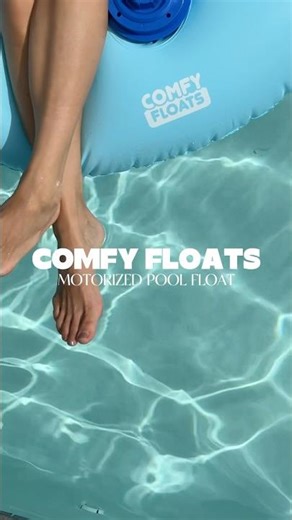 Float. Spin. Chill | experience full 360° control with Comfy Floats Motorized Pool Float #poolfloat
