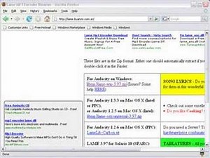 How to Install Audacity and create mp3's from it