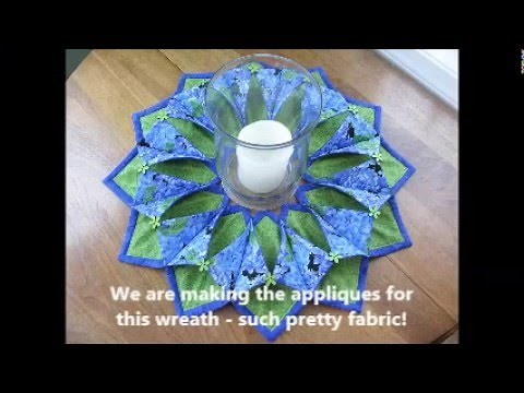 Fold'n Stitch Wreath - Applique Prep Steps