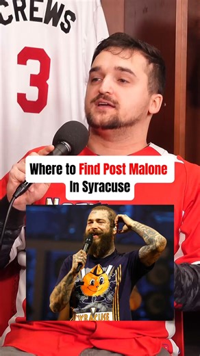 The Hobby Never Sleeps ☕️ on Instagram: "Posty is a big Dinosaur BBQ fan! #postmalone #syracuse"