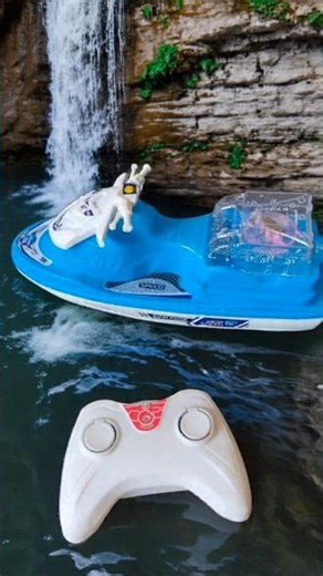 New model remote control water boat with testing ⛵