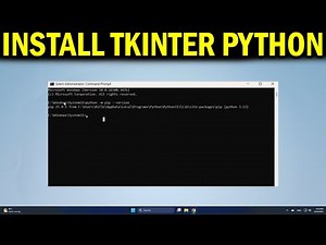 How To Install Tkinter in Python