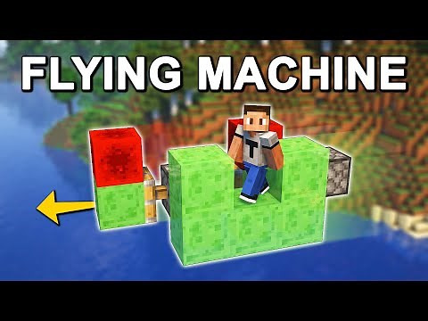 The Easiest FLYING Machine in Minecraft 1.21+ (Tutorial)