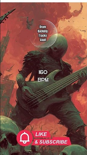 160 BPM Death Metal Drum Track – Fast and Powerful