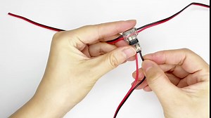 Low Voltage Wire Connectors Solid Connection, T Tap Wire Connectors, T Type 2 Pins Wire Splice Connectors, Solderless No Stripping 3 Way Wire Connector for LED Strip, Automotive Fits 24-20 AWG 12 Pack