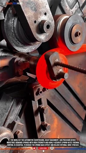 Innovation Technology Rotary Bending Machine: Heat Integration for Precision Spring #tech