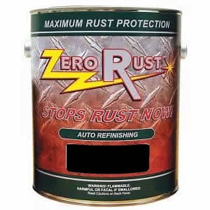 Zero Rust Paint, Rust Preventative Flat Black Gallon