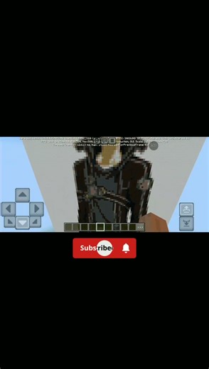 I Build Kirito Pixel Art 😱 | #minecraft #viralshorts #fyp #dream #anime