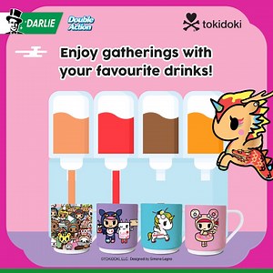 Enjoy your morning coffee or tea or serve your guests their favourite beverages with our exclusive tokidoki Stackable Mug! 🍵 Bag home these pretty mugs during your upcoming grocery run when you purchase any Darlie Double Action Bundle-of-3's toothpastes. 🛍️ Psst… these designs are exclusive to Singapore and are worth $15.00 each! 🤩 Shop now at selected NTUC FairPrice, Sheng Siong, Giant, Prime, Watsons and Guardian outlets, or online at Redmart and Darlie Official Stores on Shopee and Lazada.