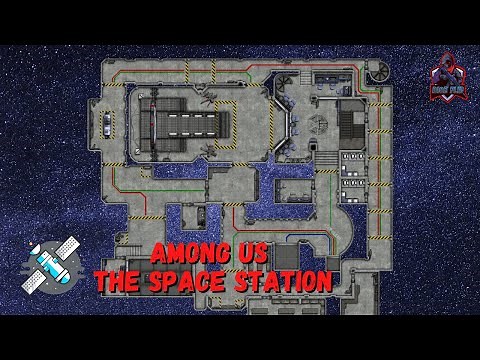 The Space Station custom map showcase -- Among Us