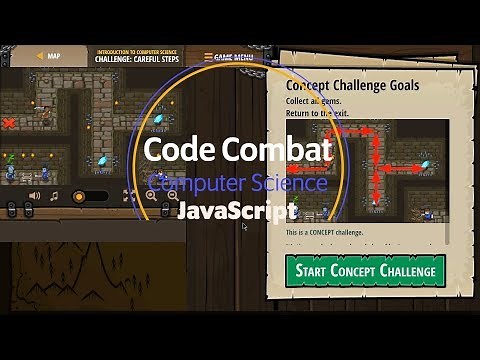 Code Combat - Challenge: Careful Steps Level JavaScript Tutorial