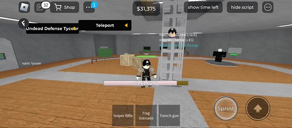 Undead Defense Tycoon Script for Roblox