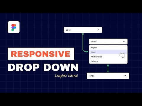 How to Create a Fully Interactive Drop Down Menu in Figma | UI Animation Tutorial #figma #dropdown
